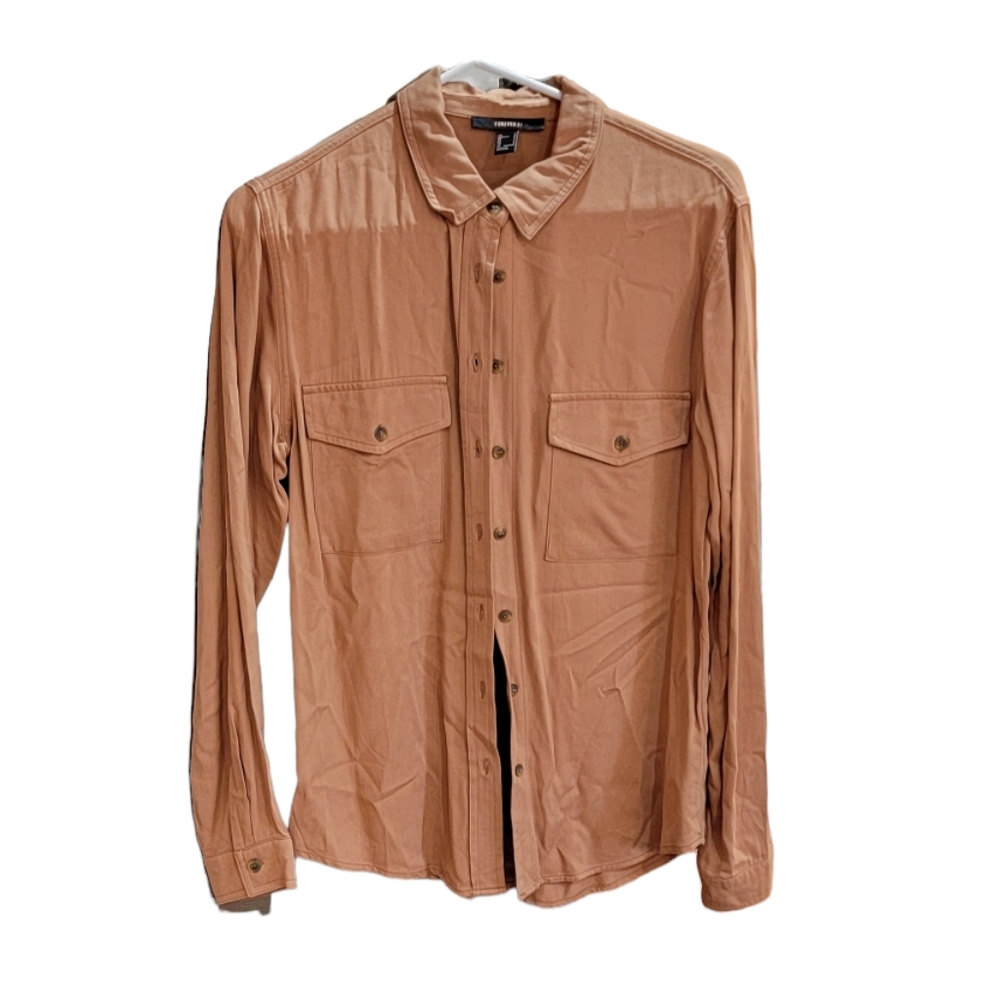 FOREVER 21 Rust Small Button up shirt